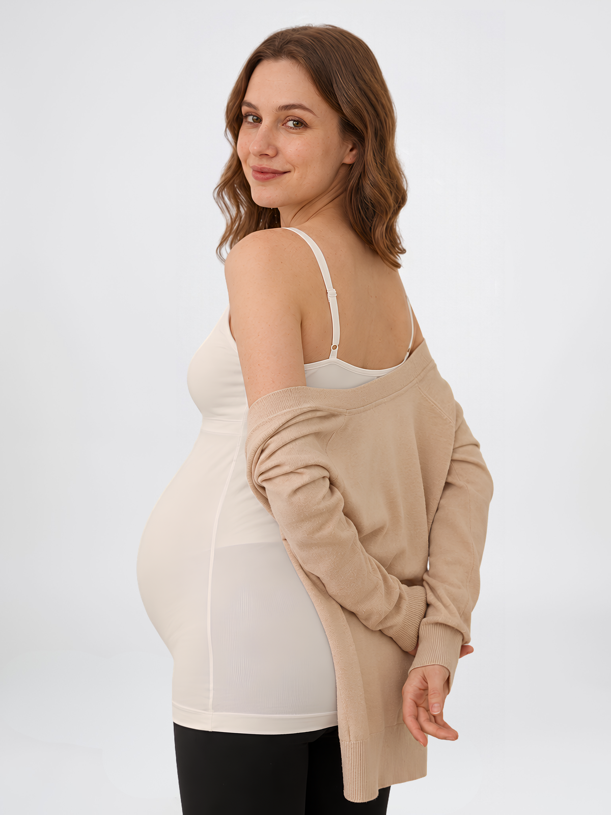 Stilltop dehnbar mit integriertem BH ohne Bügel und Einhand-Clip