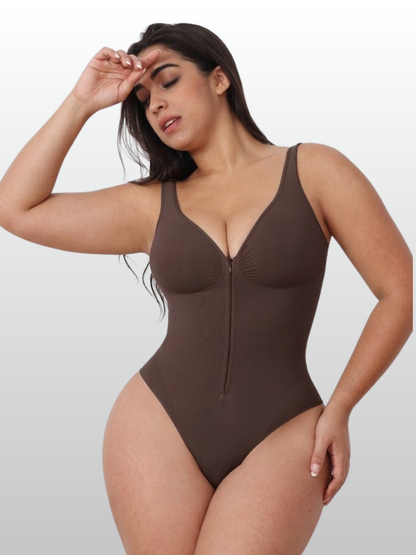 Shapewear Body mit Reißverschluss vorn, Taillen-Formung