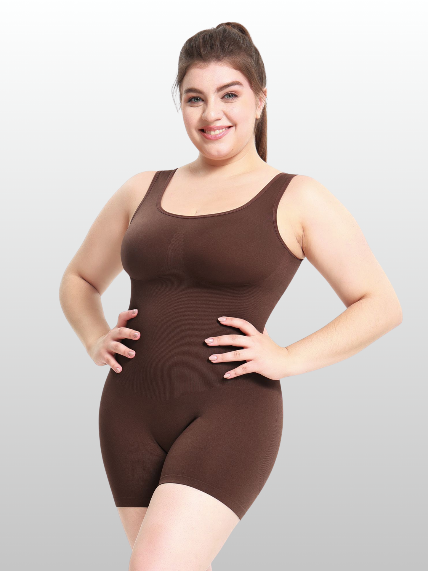 Shapewear Einteiler nahtlos mit Ganzkörper-Kompression