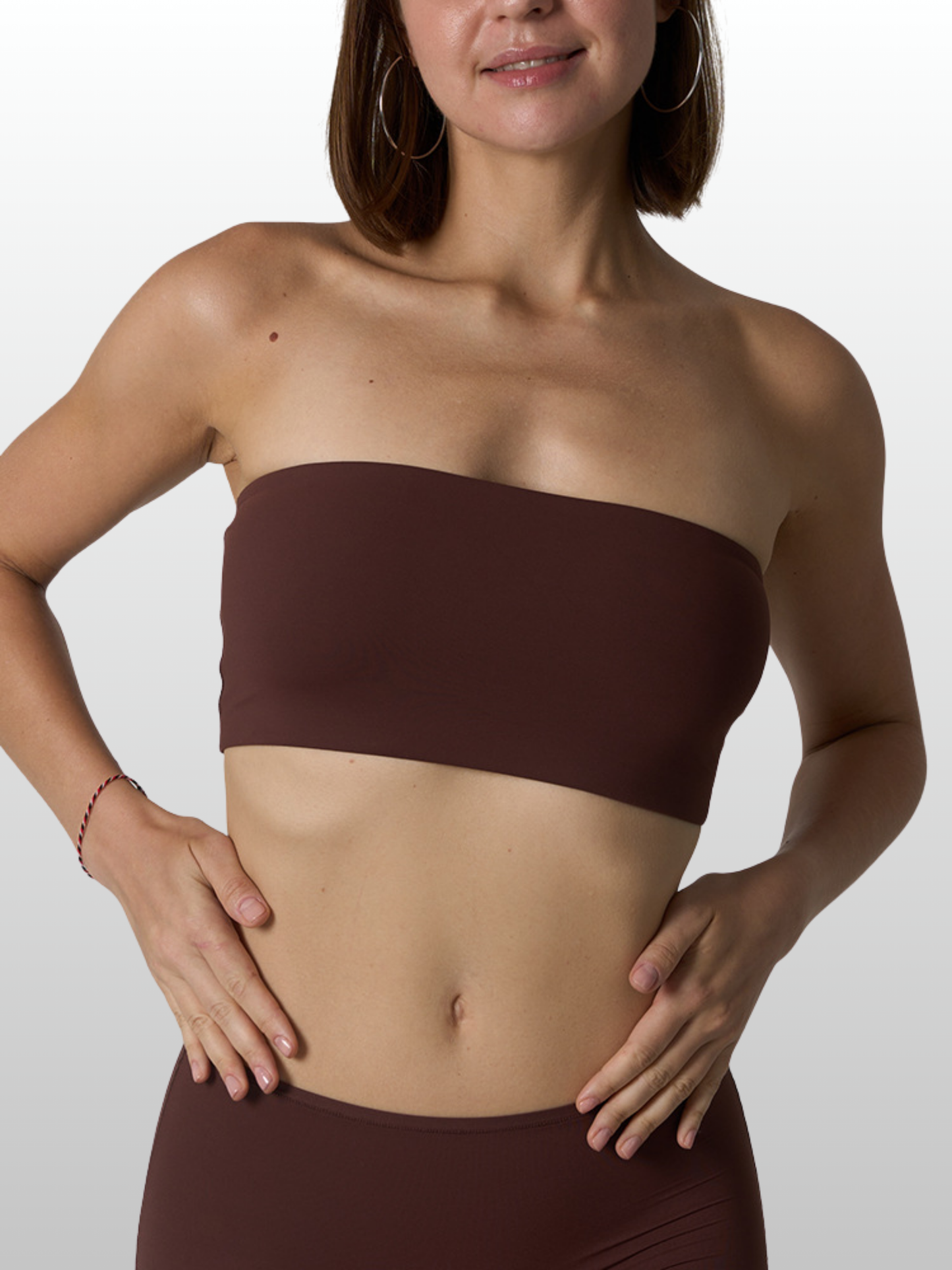 Bandeau BH, Trägerlos, Nahtlos, Ohne Bügel, Ohne Polster, Stretch, Unsichtbar, Sommer, Basic