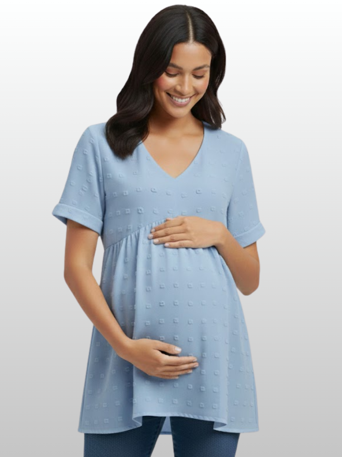 Umstandsmode, Umstands Bluse, Lockere Passform, Bauchfreundlich