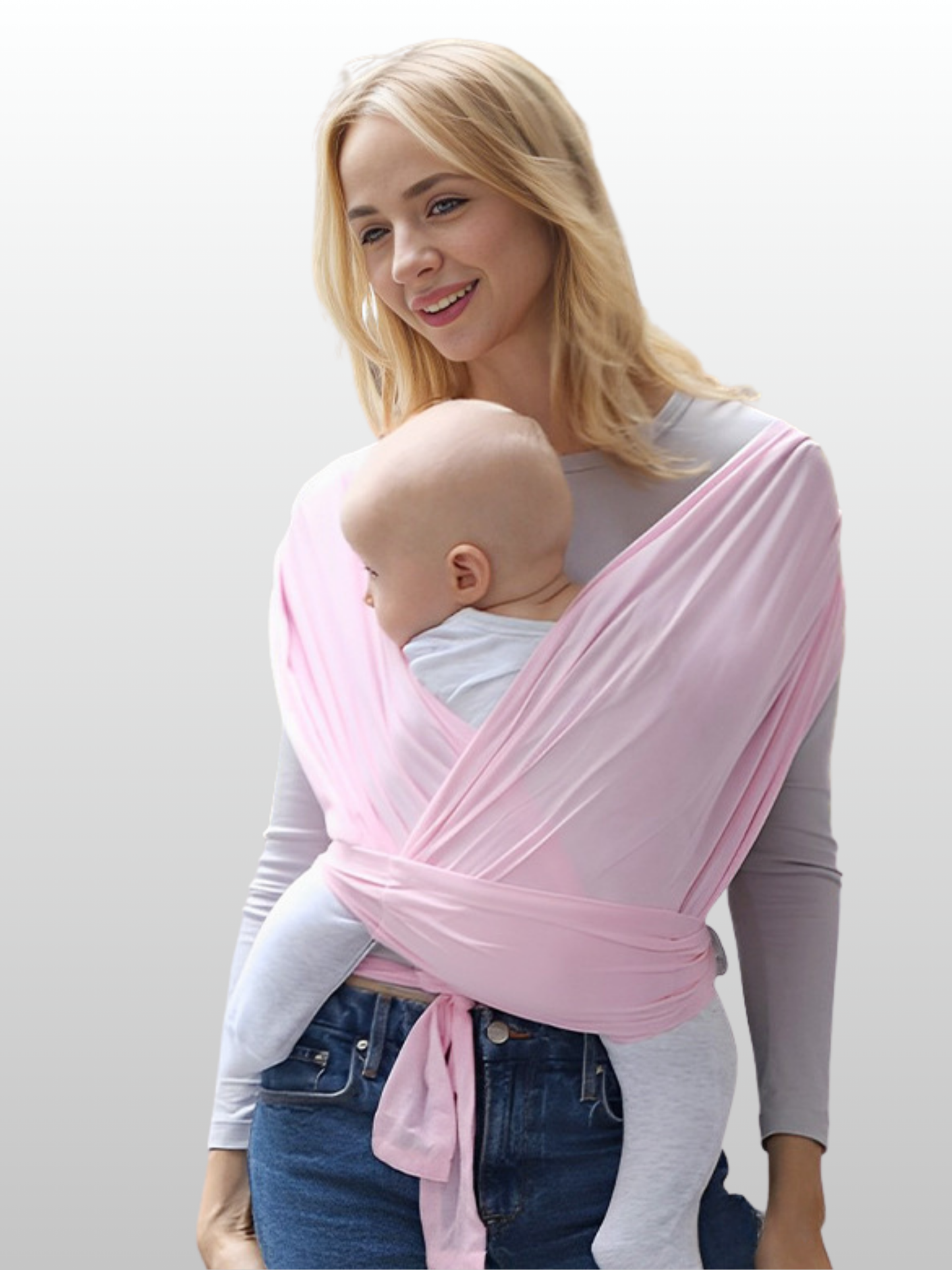 Babytragetuch für Neugeborene bis Kleinkind, ergonomisch