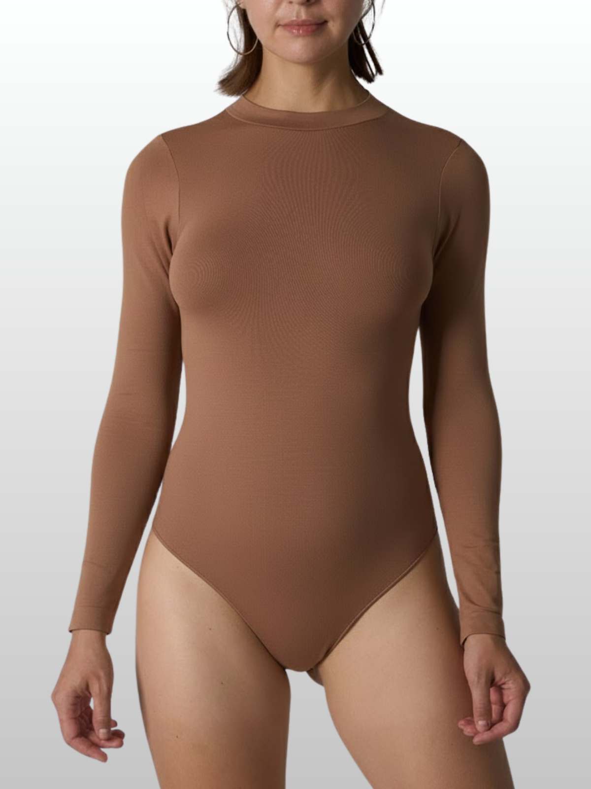 Umstands-Body, Langarm, Nahtlos, Stretch-Fit, Alle Trimester, Schwangerschaft