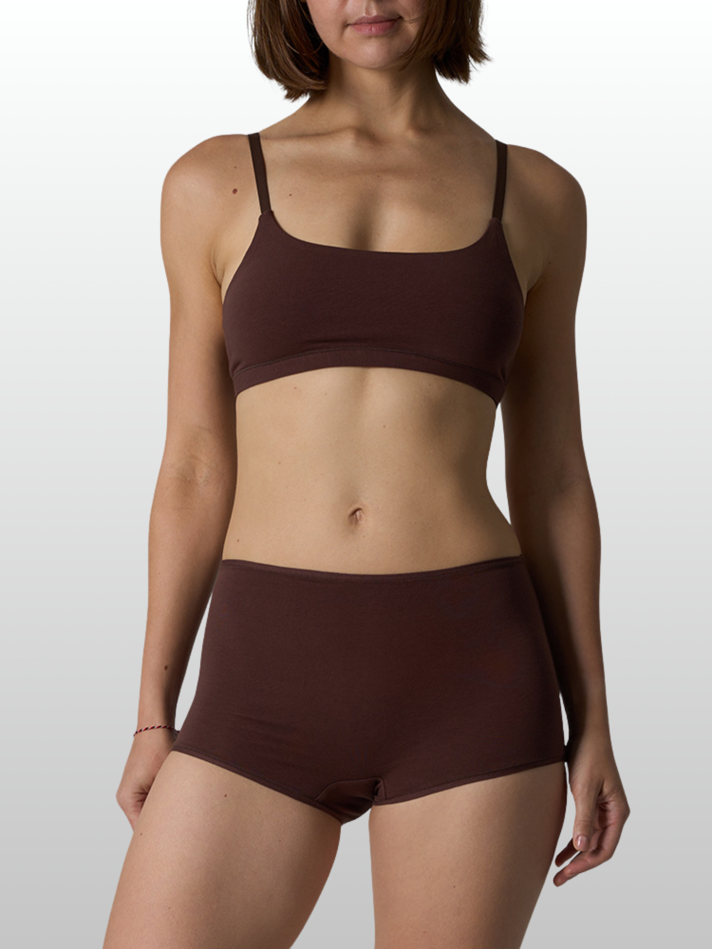 Bralette & Boxer Set, Baumwolle, Stillfreundlich, Wireless, Lounge & Schlaf, Schwangerschaft & Postpartum