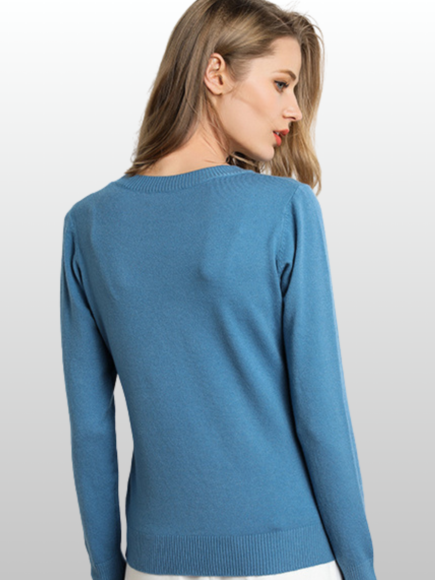 Umstandspullover, Rundhals, Weicher Strick, Elegant, Smart-Casual, Büro & Alltag, Frühe Schwangerschaft