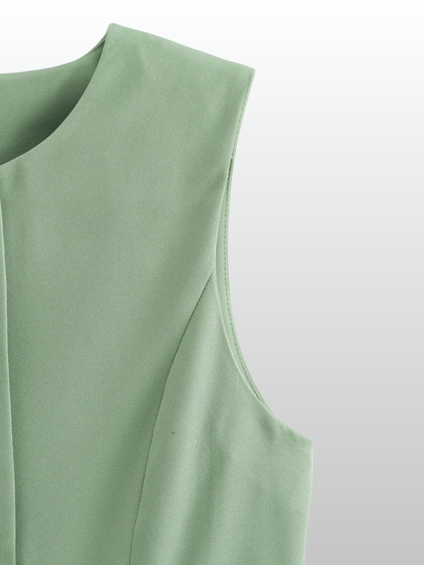 Umstandsweste Business mit Knopfleiste & Peplum-Saum