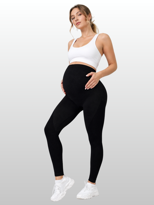 Schwangerschaftsleggings, Sport, Fitness, All-Trimester, High-Waist, Atmungsaktiv