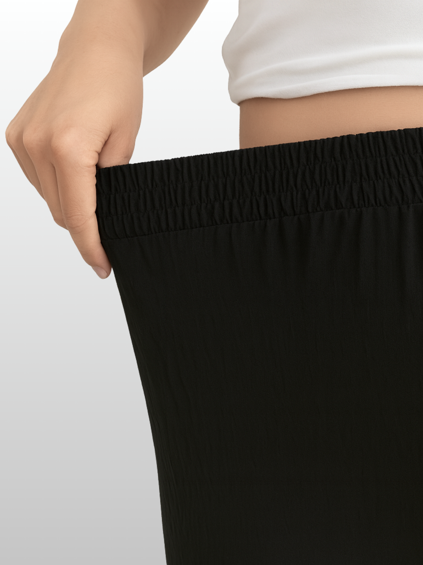 Umstands-Loungehose, Sommer, High-Waist, Luftig, Weites Bein, Alle Trimester, Atmungsaktiv, Leicht