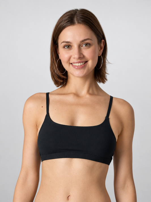 BH ohne Bügel aus Baumwolle als atmungsaktive Bralette für sensible Haut