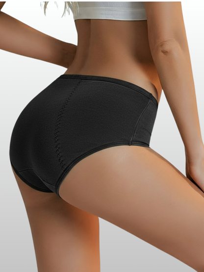 Periodenunterwäsche Baumwolle, High-Waist, auslaufsicher