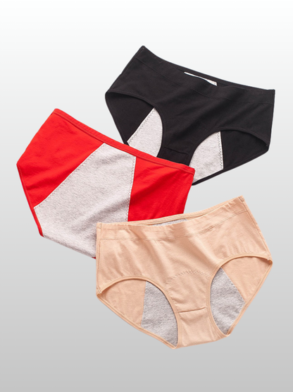 Periodenunterwäsche Baumwolle, High-Waist, auslaufsicher