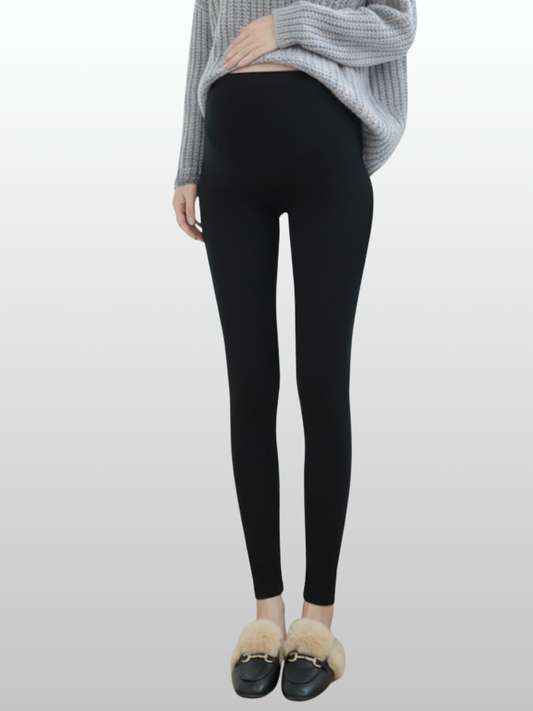 Umstandsmode, Winter Umstands Leggings, Thermo, Fleece Innenfutter, Schwangerschaftsleggings