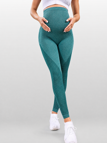 Leggings für die Schwangerschaft mit Über-Bauch-Panel für Sport und Yoga