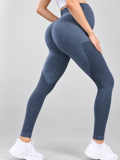 Leggings für die Schwangerschaft mit Über-Bauch-Panel für Sport und Yoga