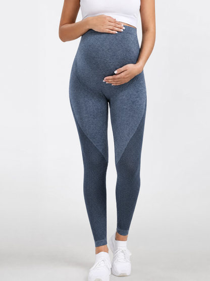 Leggings für die Schwangerschaft mit Über-Bauch-Panel für Sport und Yoga