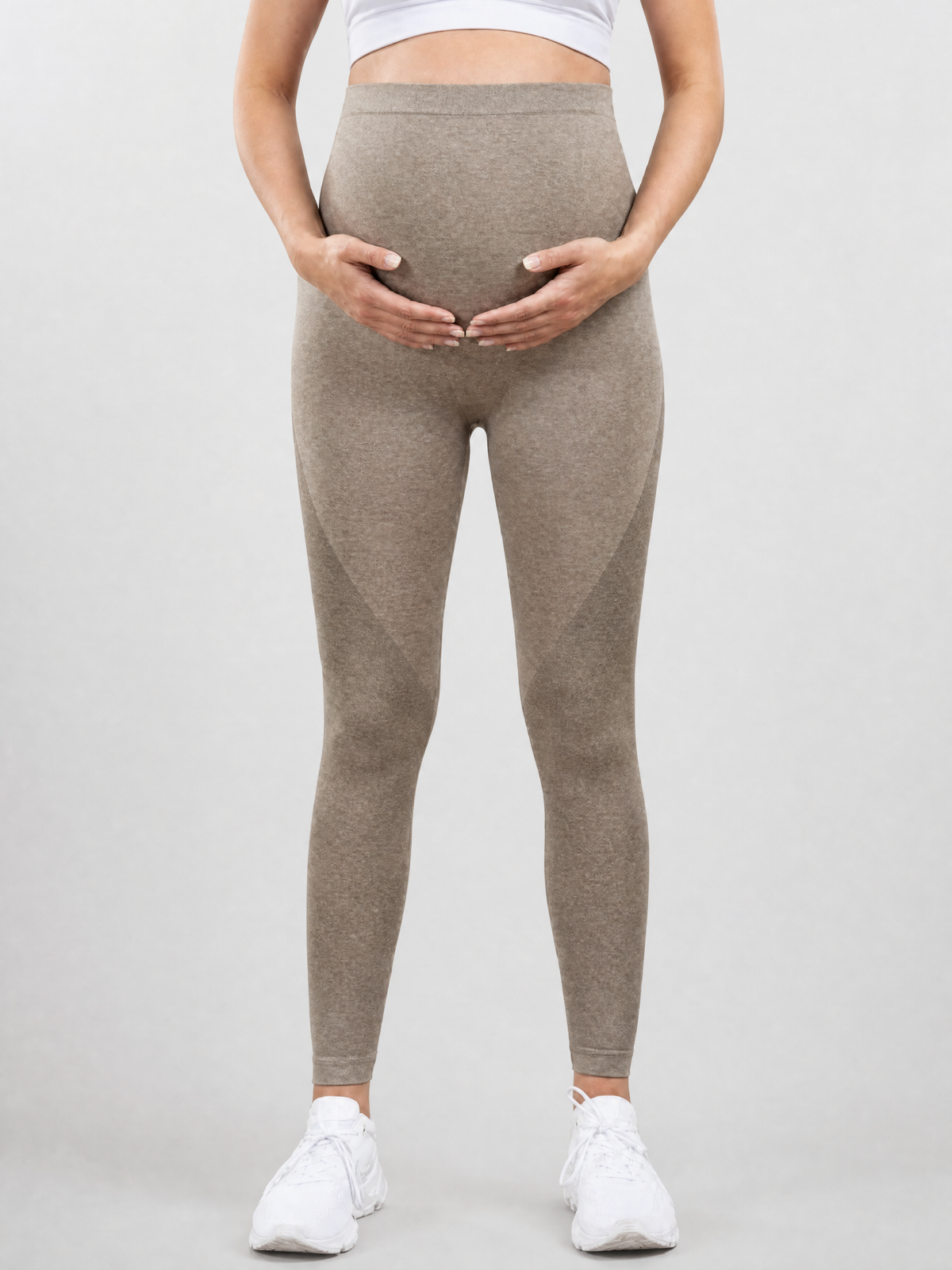 Leggings für die Schwangerschaft mit Über-Bauch-Panel für Sport und Yoga