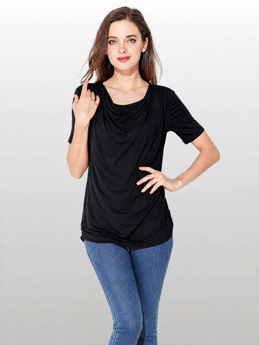 Stilltop aus weichem Modal mit seitlichem Stillzugang zum Hochziehen