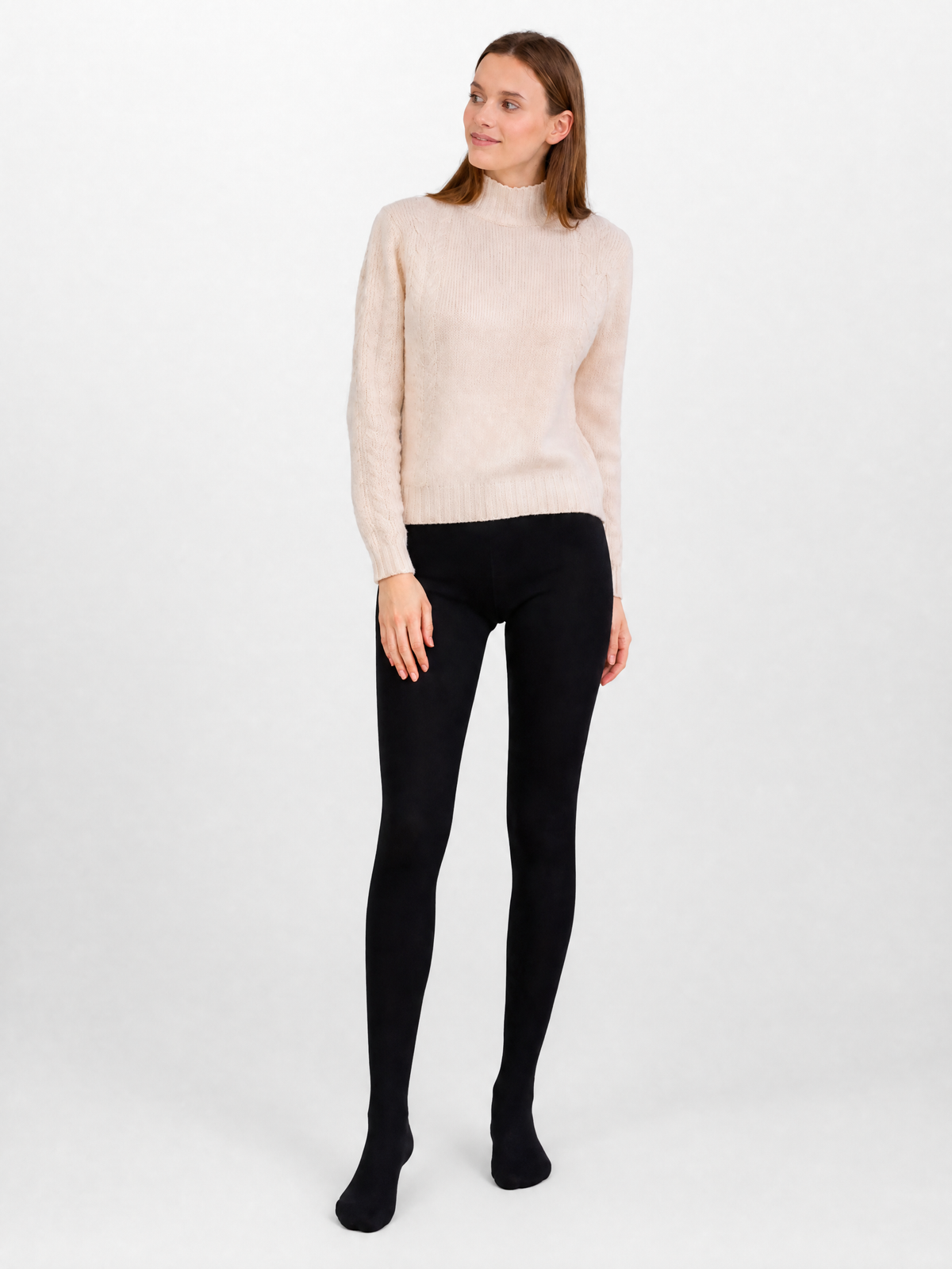 Strumpfhose Thermo für die Schwangerschaft mit Fleece-Futter